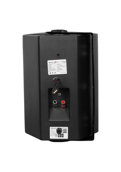 Magicvoice F-lhy6.5s 6.5" 16 Cm Hat Trafolu Duvar Tipi Sütun Hoparlör 30w Rms / 200w Peak - Mp3 Usb Uyumlu - Siyah