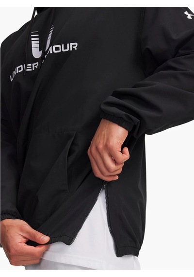 Under Armour Unstoppable Wvn Erkek Sweatshirt Siyah