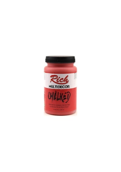 Rich Multi Decor Chalked 250 Cc Retro Kırmızı 2504528