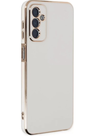 Newface Samsung Galaxy M23 Kılıf Volet Silikon - Beyaz