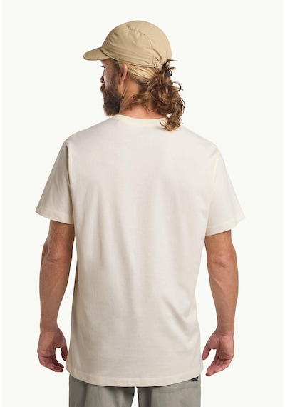 Jack Wolfskin Essential T M Erkek T-shirt-29706 Krem