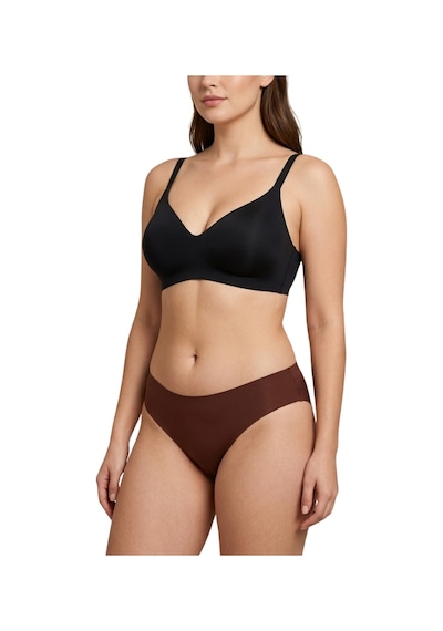 Alya Underwear Basic Lazer Kesim Kadın Bikini Külot Dikişsiz Kadın Slip - Ultra Esnek Ve Rahat 6'lı Paket Kiremit - Kahve - Lacivert