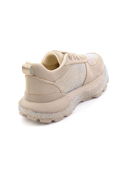 Bambi Bej Renkli Kadın Sneaker K01235003387