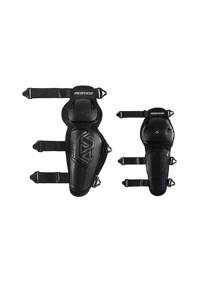 Ebakbak Motosiklet Dizlik Dirseklik Set Ergonomik Lüx Bacak Ve Kol Koruma Motorcu Takım Siyah