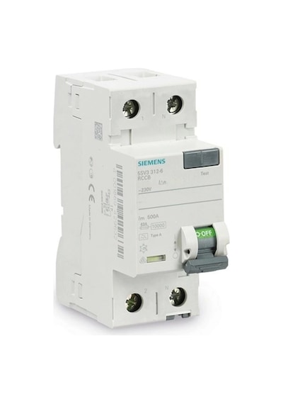 Siemens 1x63a 300 Ma Yangın Koruma Rolesi 5sv4616-0