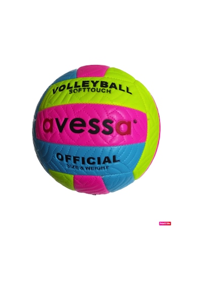 Avessa VLM-700 Soft 280 gr Voleybol Top + Pompa Pembe-Mavi Pembe - Mavi