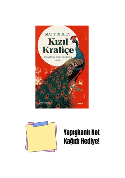 Kızıl Kraliçe + Yapışkanlı Not Kağıdı