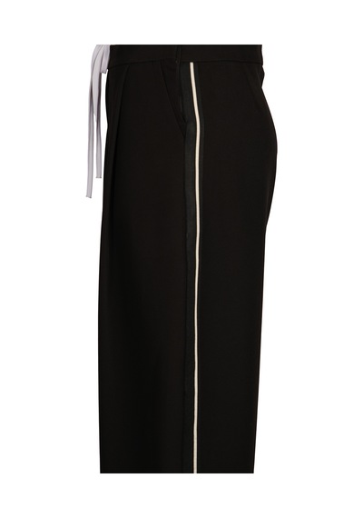 Ysatis Oversized Minimalist Kadın Pantolon - Yüksek Bel - Günlük Kullanım Siyah