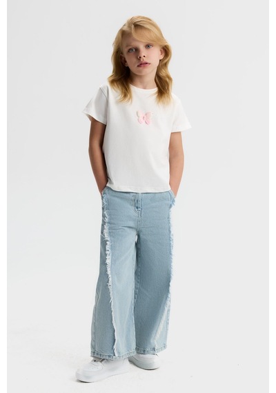 Nk Kids Kız Çocuk Mıusa Pantolon Nk-51718-y Açık Mavi