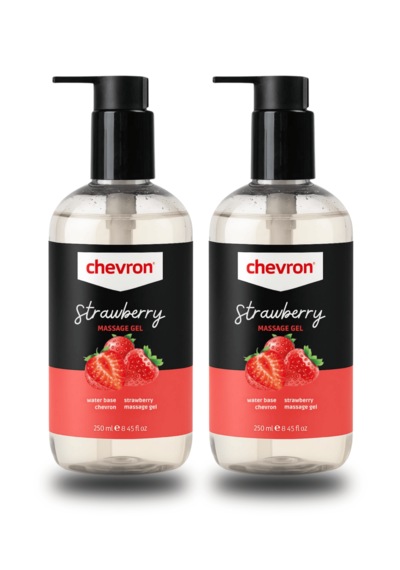 Chevron Çilek Aromalı Kayganlaştırıcı Jel 2 x 250 ML