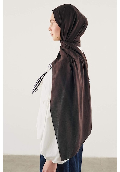 Defacto Fresh Scarfs X Defacto Premium Acı Kahve Keten Şal I1758ax26smbn66 Kahve-bn66