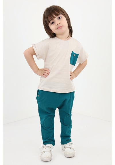 Toontoy Kids Toontoy Erkek Çocuk Eşofman Takım Bej