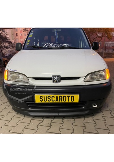Peugeot Partner 1 1996-2003 Uyumlu Üniversal Astra H Lip Esnek Ön Lip 2 Parça Tampon Altı Dil Karlık Ön Ek 00 Şüscaroto Aksesuar