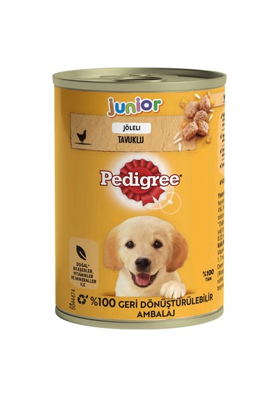 Pedigree Yavru Konserve Yaş Mama 400 G - 4 Adet Tarı