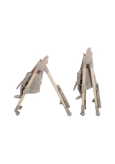 Maxi-Cosi Minla Plus 6'sı Bir Arada Ahşap Görünümlü 4 Tekerlekli Mama Sandalyesi Elegance Terra