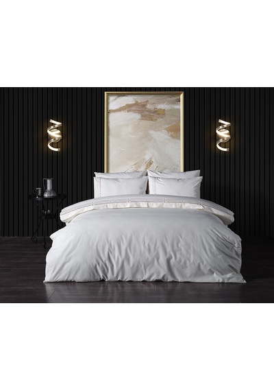 Zelda Nakışlı Nevresim Takımı Çift King Size - Bej