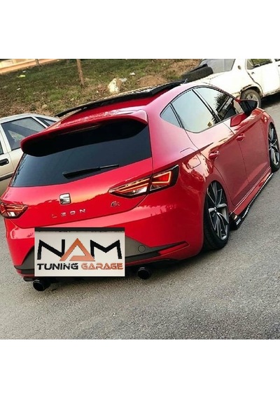 Seat Leon Yarasa Ayna Kapağı Parlak Siyah