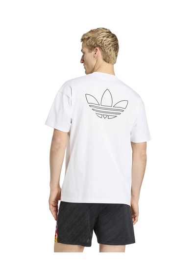 Whıte Adidas Erkek Futbol T-shirt Almanya Tee 94 Ke0086 Beyaz