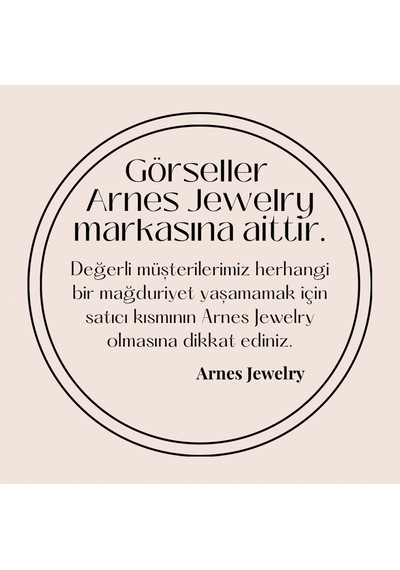 Arnes Jewelry Çelik Altın Kaplama Bilezik Ar271nes Gold