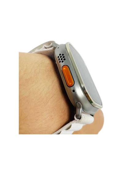 Watch Ultra 49mm Ata Metal Kasa Koruyucu Saat Çerçevesi - Starlight