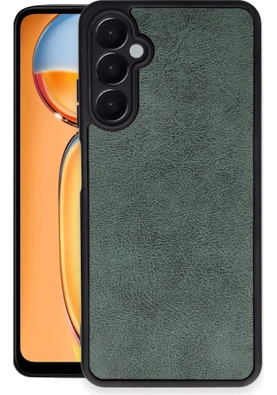 Samsung Galaxy A26 Uyumlu Kılıf Aras Deri Kapak - Koyu Yeşil