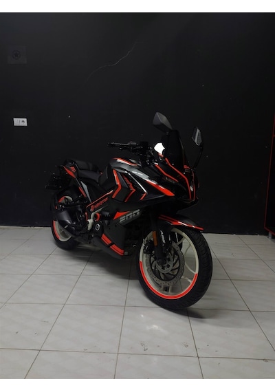 Bajaj Rs200 Neon Kırmızı Sticker Etiket Full Takım Modeli