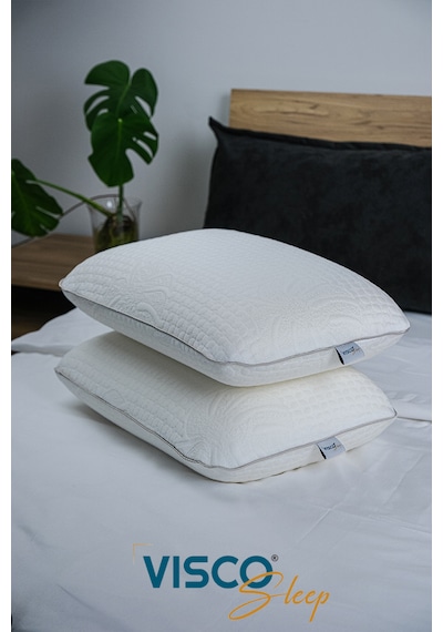 Visco Yastık Doğal Viskon Kılıf Ergonomik Yastık 60 x 40 x 15 CM