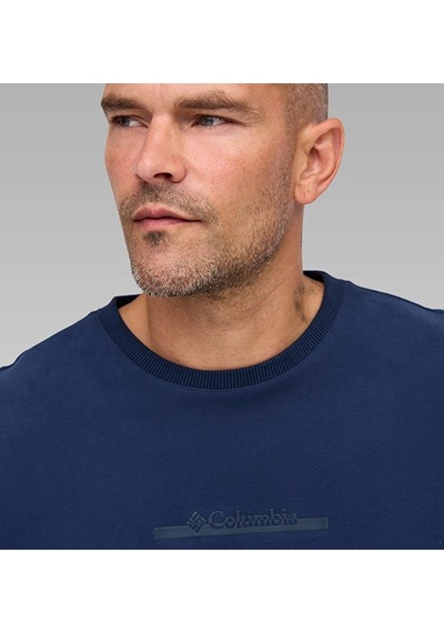 Columbia Csc Basic Bar Split Crew Erkek Sweatshirt 9150120466 Lacivert