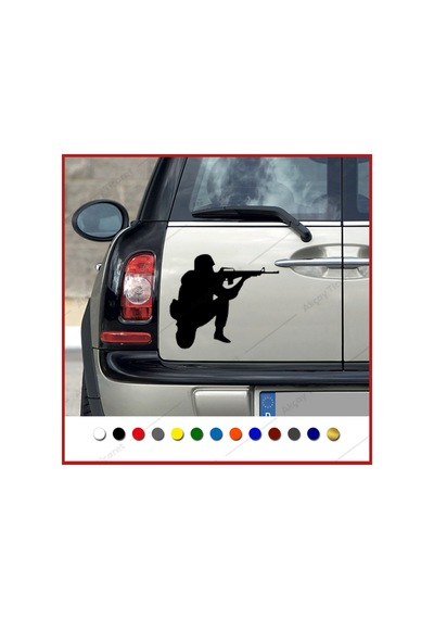 Komando Asker Sticker Komando Oto Sticker Araç Sticker