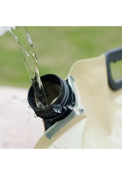 8 Litre Katlanabilir Musluklu Su Kabı - Kamp Ve Doğa - Taşıma Kulplu