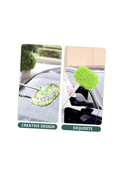 Djustable Oto Yıkama Fırçası Mop Uzun Saplama Araç Yumuşak Sünger Pozu Aracı İçin Scratch Temizleme Mop Teleskopik Mop Hanehalkı İçin