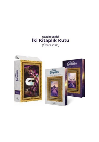 Gezgin Serisi İki Kitaplık Kutu - Yan Boyamalı Özel Baskı / ...