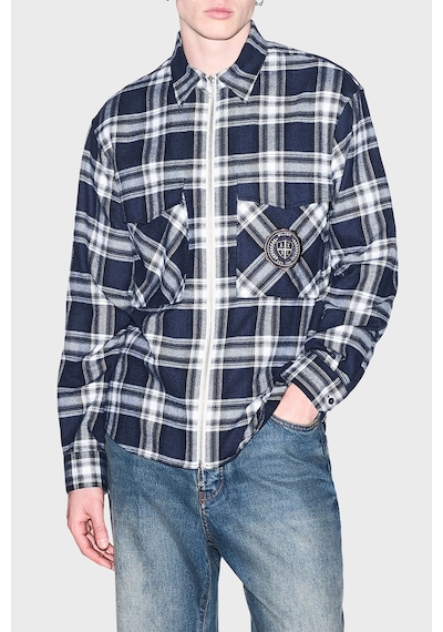 Armani Exchange Ekoseli Oversize Fit Uzun Kollu Gömlek Erkek Gömlek Xm003255 Af27138 Fb529 Lacivert Armani Exchange Ekoseli Oversize Fit Uzun Kollu Gömlek Erkek Gömlek Xm003255 Af27138 Fb529 Lacivert