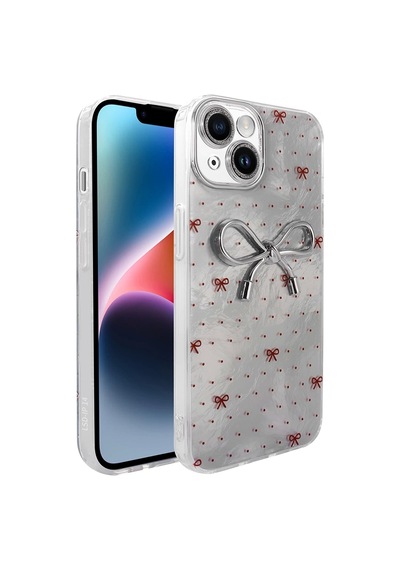 Apple Uyumlu iPhone 15 Kılıf Kamera Korumalı Figürlü Zore Ponti Silikon Kapak