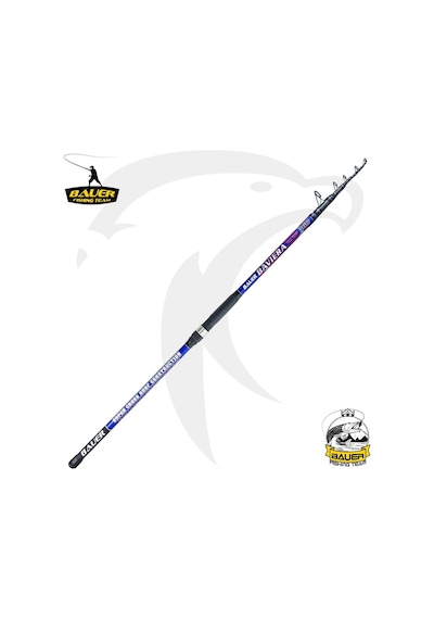Bauer Baviera 390Cm Teleskopik Surf Olta Kamışı 100-200 Gr