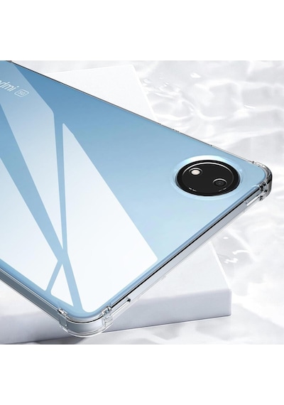 Xiaomi Redmi Pad Se 8.7 İnç Kılıf Şeffaf Köşe Korumalı Crystal Clear Silikon Arka Kapak Kılıf