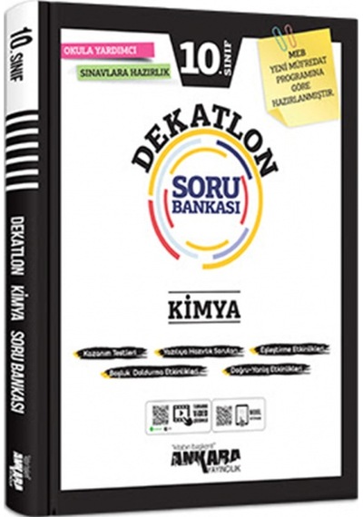 10. Sınıf Kimya Dekatlon Soru Bankası -  Ankara Yayıncılık
