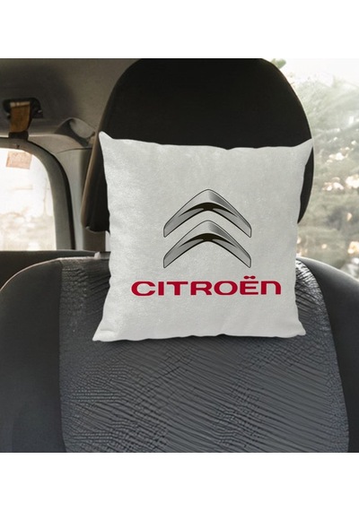 Bk Gift Citroen Tasarımlı Kare Araç Koltuk Yastığı-1
