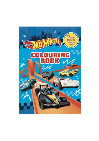 Hot Wheels Colouring Book