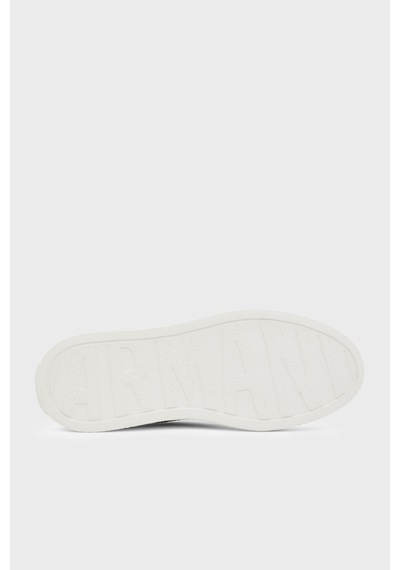 Armani Exchange Logolu Sneaker Ayakkabı Erkek Ayakkabı Xm002627 Af17540 M0017 Beyaz-siyah