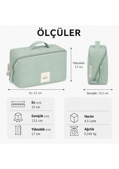 Lassig Flex Bebek Organizer Çantası Mint Yeşil