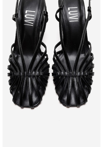 Luvishoes Wılda Siyah Kadın Kalın Topuklu Ayakkabı