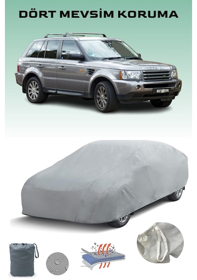 Land Rover Range Rover Sport 1 Uyumlu Araba Brandası, Oto Branda, Araba Çadırı, Su-güneş Geçirmez Gri