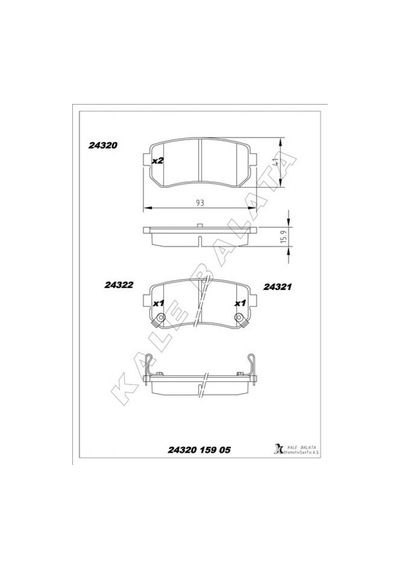 Arka Fren Balata Hyundaı Accent Era 1.4l G4ee 06-10 / İ30 1.4l 1.6l 08- / İx35 1.6l G4fd Gdi 11- Depomıx - 86 / K SPORTAGE Arka Fren Balata Hyundaı Accent Era 1.4l G4ee 06-10 / İ30 1.4l 1.6l 08- / İx35 1.6l G4fd Gdi 11- Depomıx - 86 / K SPORTAGE
