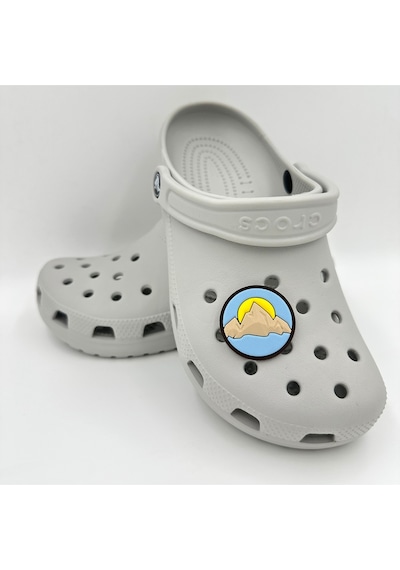 Crocs Terlik Süsü Ve Aksesuarı , Çanta Süsü Jibbitz 3d Doğan Güneş Manzara 01 Görsel Logo Aksesuar Bebe Mavi-bej-sarı-siyah Crocs Terlik Süsü Ve Aksesuarı , Çanta Süsü Jibbitz 3d Doğan Güneş Manzara 01 Görsel Logo Aksesuar Bebe Mavi-bej-sarı-siyah