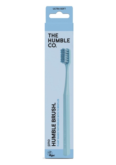 The Humble Co. Brush 7.000 Kıl İçeren Bitki Bazlı Yeyişkin Diş Fırçası Mavi