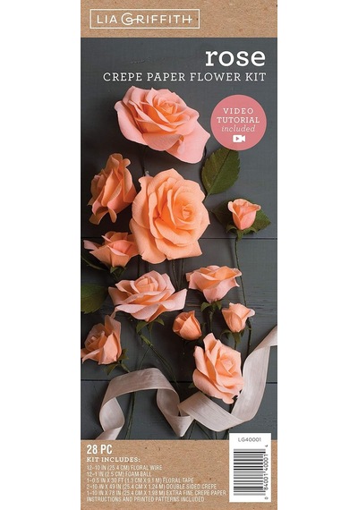 Lia Griffith Lg40001 Lıa Flower Crepe Kıt Güller, Farklı Renklerde, Tek Beden Genel