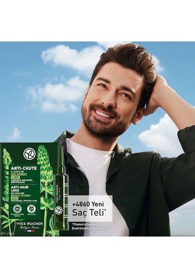 Yves Rocher Niasinamid Vitamin B6 Kür Saç Dökülmesine Karşı Serum 4 x 15 ML
