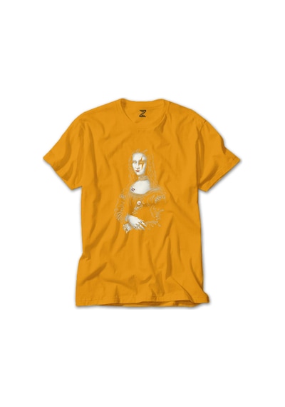 Mona Lisa Rock Kırmızı Tişört
