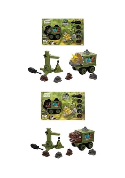 Sök Tak Dinozor T-rex/triceratops 27 Parça 2 Adet Açık Bej - Hardal